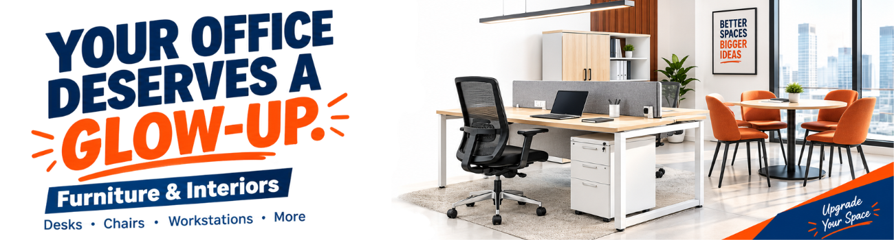 Office furniture banner